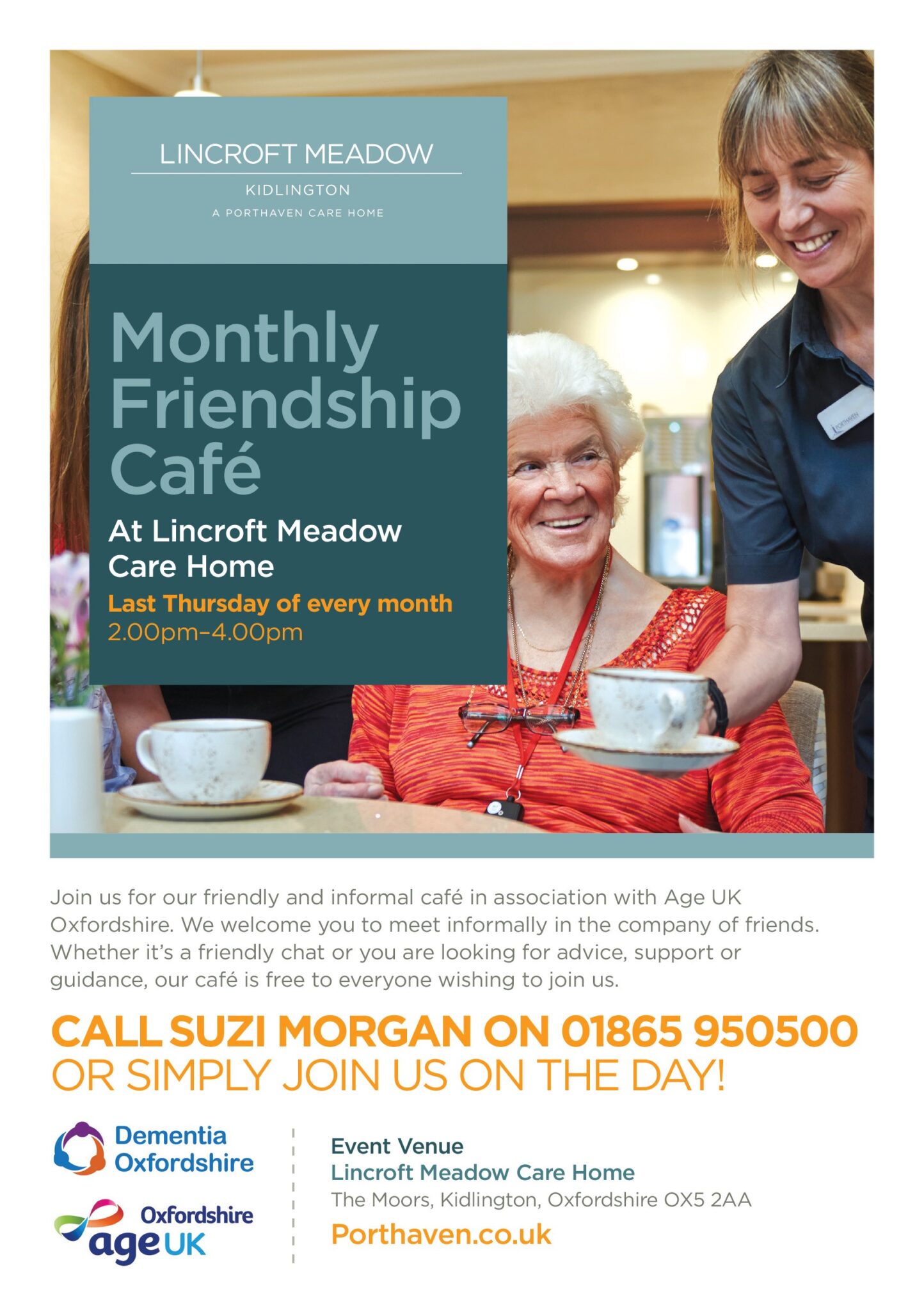Kidlington Friendship Café Dementia Oxfordshire