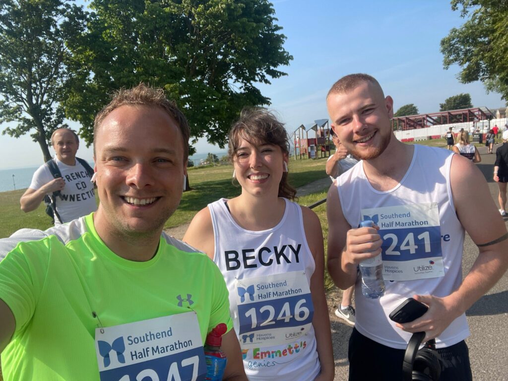 The Heron Family running in Southend Half Marathon 2023 to raise money for charity