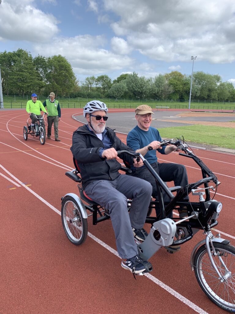 Inclusive cycling event run by Young Onset Dementia Service