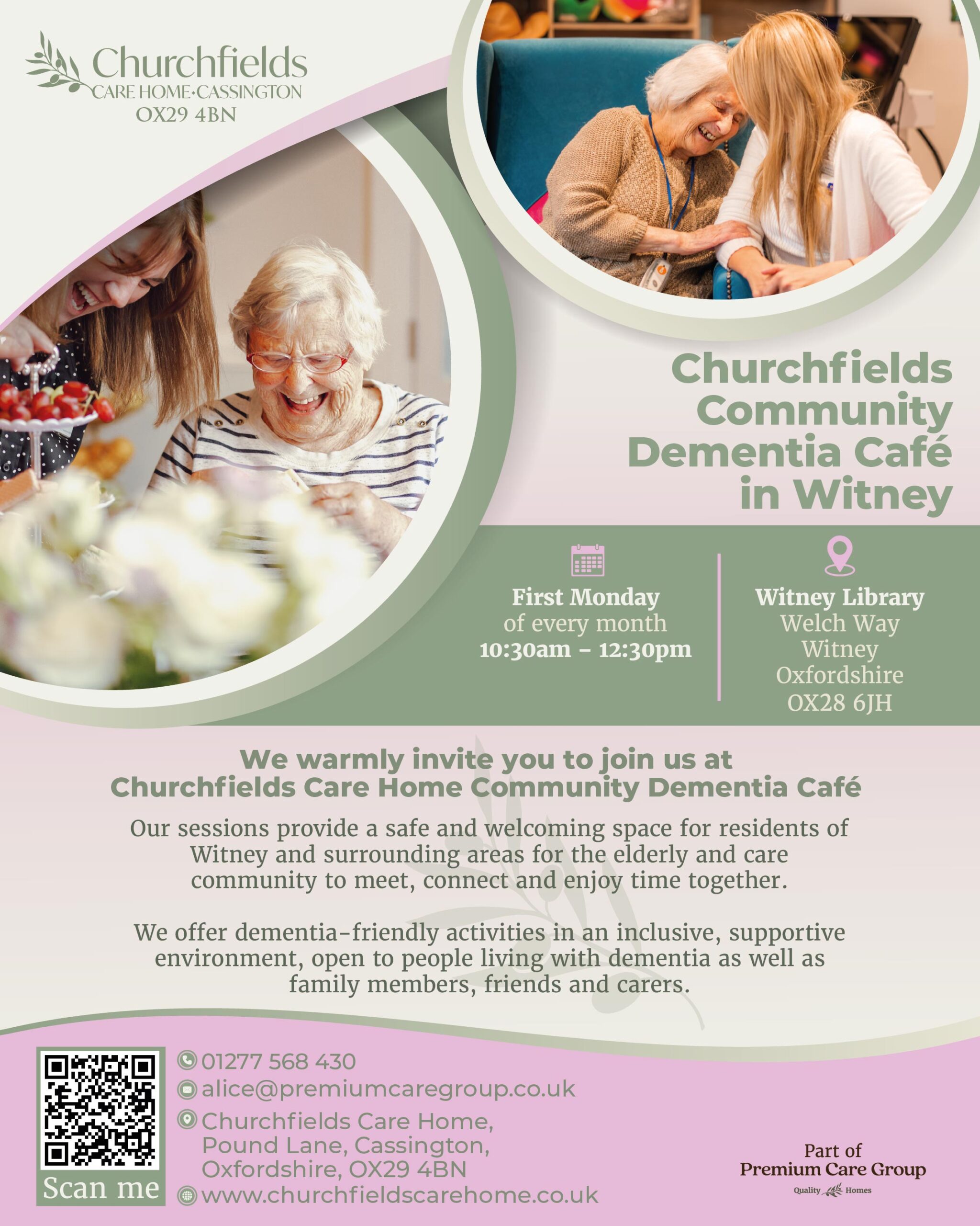 Churchfields Community Dementia Cafe in Witney Churchfields Community Dementia Cafe in Witney